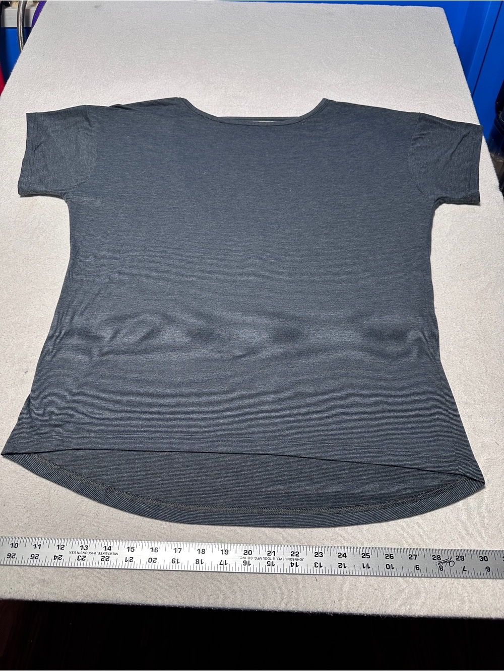 Aspire Charcoal Short Sleeve Scoop Neck Tee